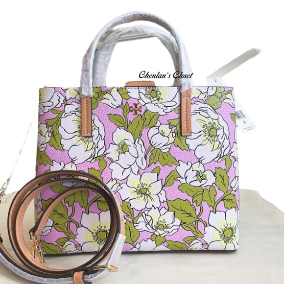 🌸NeW! Tory Burch Blake Printed Small Tote - Picture 2 of 8